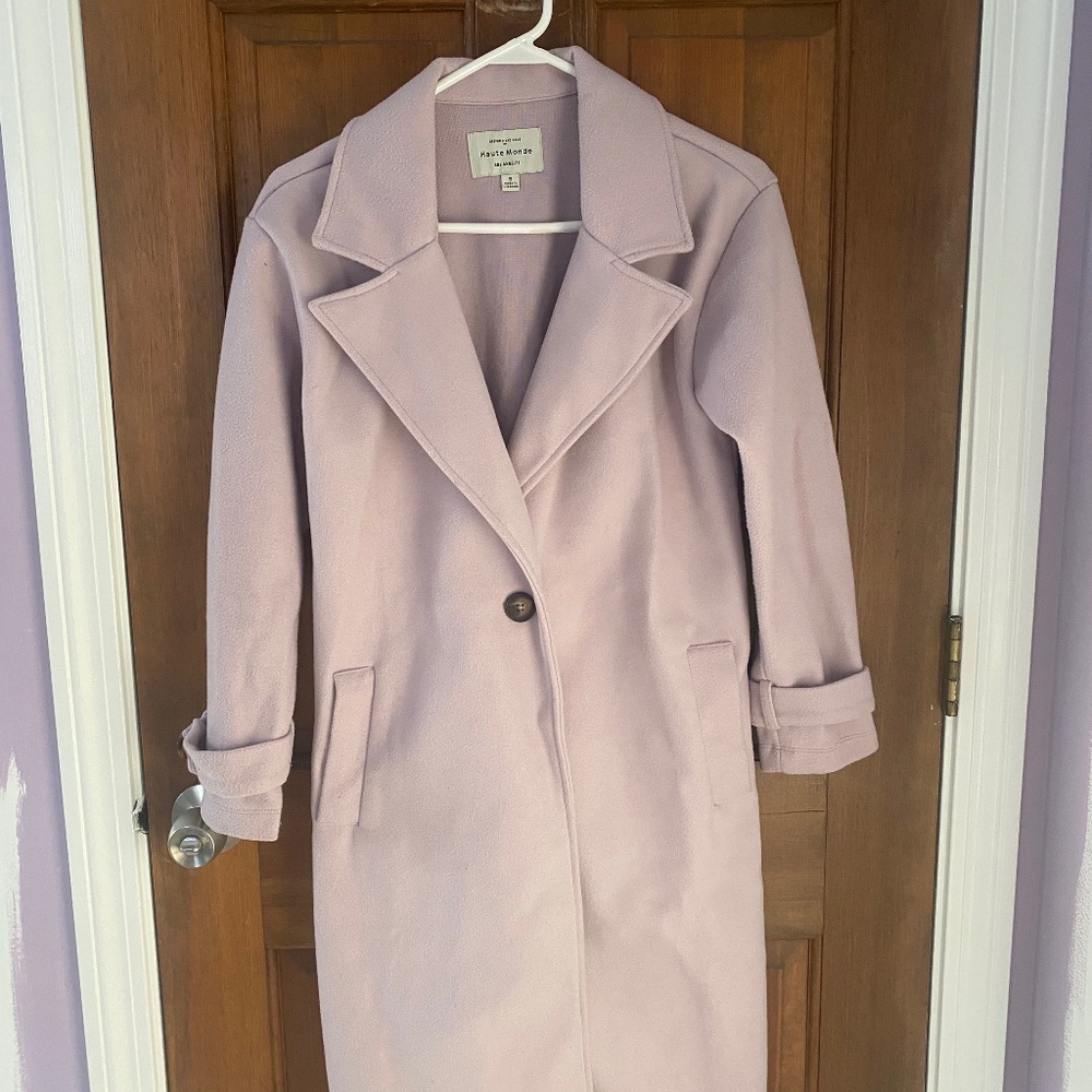 Light purple trenchcoat